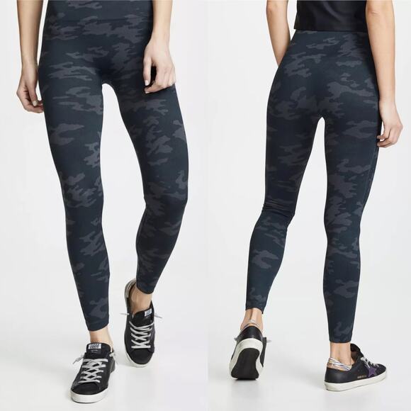 Spanx Look at Me Now Seamless XL Leggings FL3515 Black‎ Camo Ankle High-Rise - Picture 2 of 10